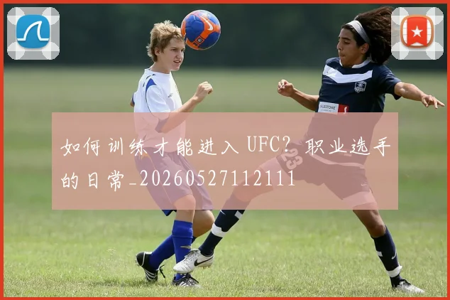 如何训练才能进入 UFC？职业选手的日常_20260527112111